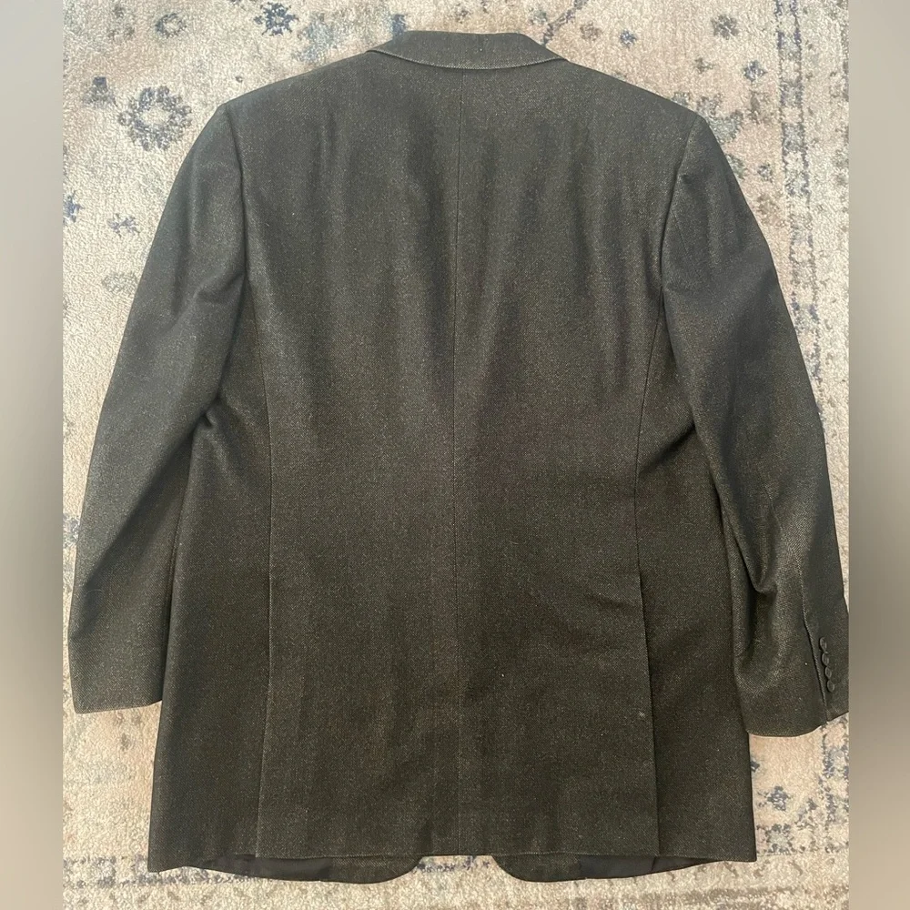 Brioni Traiano Cashmere &‎ Silk Iridescent Hopsack Jacket Size 46 L $6850